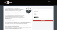 Desktop Screenshot of partner.pan21.com